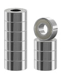 Stack of Ten Pack 624ZZ Miniature Deep Groove Ball Bearings 4x13x5mm Carbon Steel Sealed Shields for Micro Motors