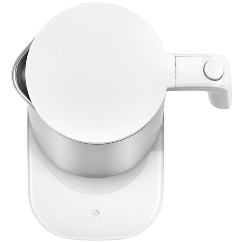 Top view of Cool Touch 1 Liter Cordless Electric Kettle With Double Wall Stainless Steel Keeps Water Hot Longer And Exterior Cool