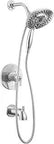 In2ition 2-In-1 Tub And Shower Faucet No-Fuss Dual-Function Chrome Set With Handheld Spray And Shower Head, Valve Not Included
