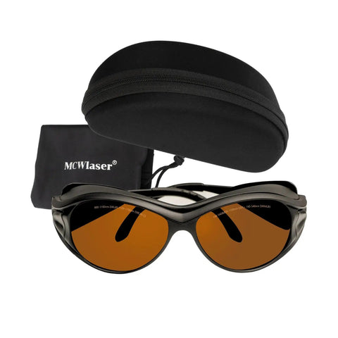 Workhorse OD5 Eye Protection Goggles For All Around Broad Spectrum 190-540nm And 800-1700nm Eye Safety with case