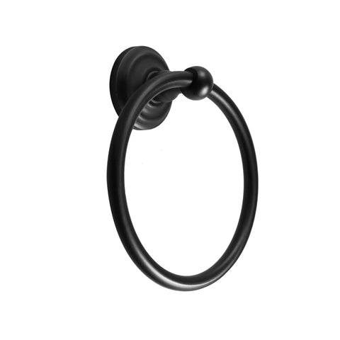 Modern Gold Bathroom Hardware Set In Satin Brass Finish With All Metal Construction Built To Last Towel Ring Wall Mounted