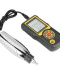 Vibration Meter Tester With Acceleration Sensor Gauge And Digital Split LCD Display, 1201, Dual Temperature Units, handheld with probe