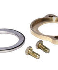 Heavy Duty Crank Thrust Bearing For Ford 289 351W Windsor Block set with metal components and bolts for installation.