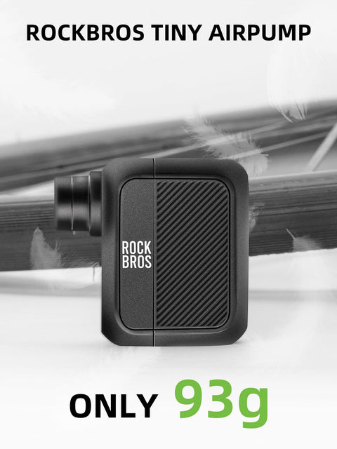 Pocket Sized Mini Bike Pump With 100 PSI, Portable Electric Tire Inflator For Bikes, Rechargeable And Presta Schrader Valve Compatible, Ultra Compact On The Go Air Pump For Quick Fixes, black with textured finish, 93g.