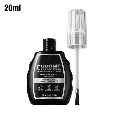 Silver Rim Repair Paint Zaps Tough Scratches Scuffs On Wheel Hubs Grilles And Chrome Trim While Delivering A Badass Metallic Finish Single 20ml Bottle