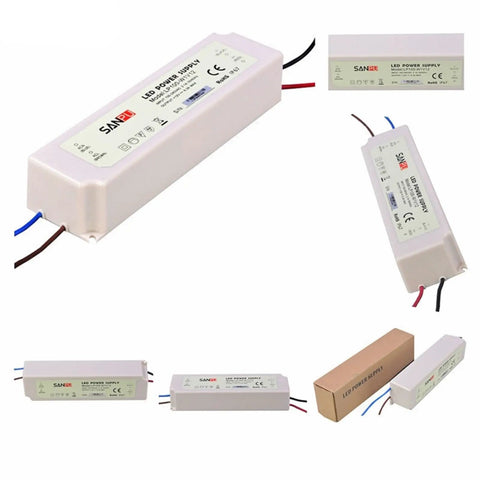 LED Power Supply Waterproof 24V 100W 4A Switch Driver 110V 220V AC DC Light Transformer Rugged For Outdoor Lighting Projects With Universal AC Input Range 110 240V Pro Grade Wholesale, white plastic housing