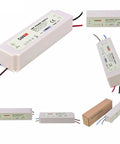 Waterproof LED Power Supply 24V 100W 4A Switch Driver AC-DC Light Transformer For Indoor And Outdoor Use 110V 220V Input Heavy-Duty Plug-And-Play LED Driver Ready For Wholesale Full-Container Shipments, white enclosed unit