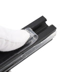 Close-up of a Two Pack 300mm 2020 Series V Slot Aluminum Extrusion Profile with protective film being peeled off