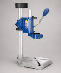 Drill Press Stand with Adjustable Depth Control and Vertical Support, Double Hole Aluminum Base, hand drill mount for steady drilling.