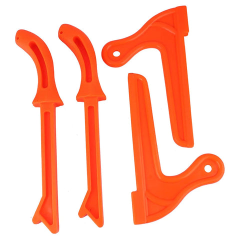 Orange Table Saw Push Sticks 4 Pack Must Have Safety Push Blocks With Magnetic Stick Function, Durable Plastic Woodworking Hand Tool