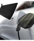 Built Tough Magnetic Electric Vehicle Charger Cover With Premium All Weather Shielding And Tear Resistant Oxford Fabric, 20x16 inch black cover.