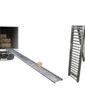 Durable Lite-Duty Roller Conveyor With 2.5 Cm Galvanized Steel Rollers Pro Grade Unpowered Gravity Slide For Easy Load And Unload In Warehouses And Factories 35 Cm By 200 Cm Silver Finish, used from truck to boxes