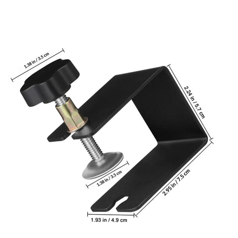 Two Pack Adjustable Steel C Clamps For Drawer Fixing And Cabinet Install Heavy Duty Woodworking Clips Versatile Design