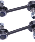 Acura RDX Front And Rear Sway Bar Link Kit 2013 To 2018 Replace Worn Links To Eliminate Clunking And Tighten Handling For A Smoother Responsive Ride Performance Upgrade, two black metal links