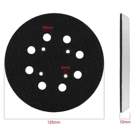 Polishing Pad Backing Pad And Sanding Disc Holder Kit For 5 Inch 125mm Polisher with hole dimensions for PEX 300 AE 400 AE 4000 AE