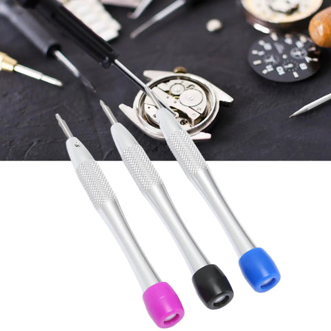 Pro Grade Watch Movement Screwdriver Set for precise rotor and oscillating weight work on 3235 movements, stainless steel.