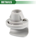 Gray plastic sun visor clip holder for Nissan Sentra 2015-2019, compatible with 350Z 2003-2009 and Juke 2013-2017