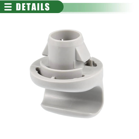 Gray plastic sun visor clip holder for Nissan Sentra 2015-2019, compatible with 350Z 2003-2009 and Juke 2013-2017