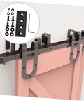 Track Connecting Plates For Barn Door Hardware Two Pack No Sweat Easy Install Carbon Steel Flat Mending Plates Bracket Connectors