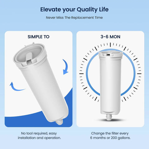 Opal Ice Maker Filter Replacement For GE Profile Opal With No Brainer Easy Install NSF 42 filter showing installation ease and duration