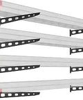 Wall Mounted Ladder Rack For Kayaks Boards Ladders And More Four Pack With 25 Inch Long Arms Soft Padded Mounts Protect Equipment