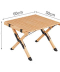Two Pack Folding Wooden Luggage Stand For Hotel Rooms, Collapsible Luggage Rack With Strong Metal Connectors, open view, 50x60cm