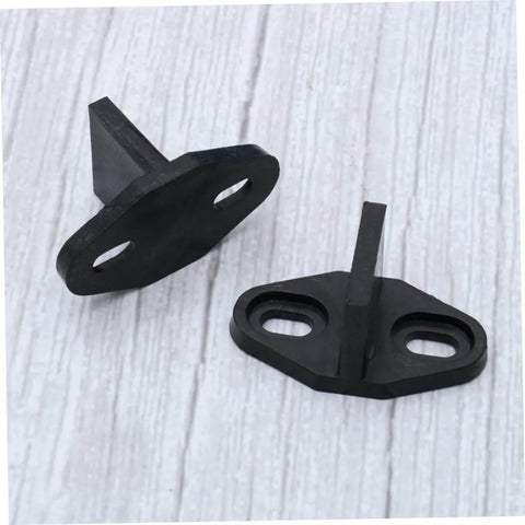 Sliding Barn Door Floor Guide With Ground Mount Carbon Steel Roller Guide Double Wheel Bearing System For Smooth Glide