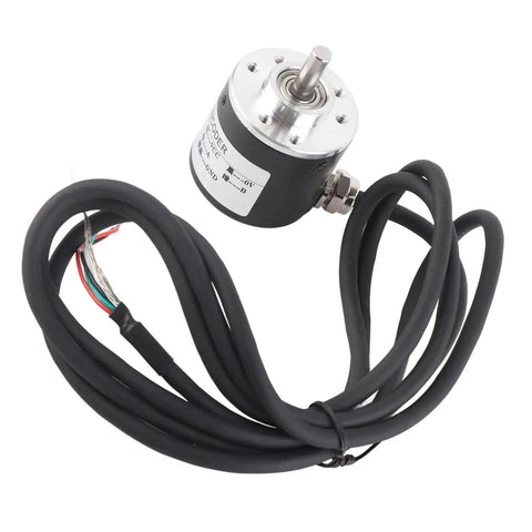 600 Pulses Per Revolution AB Duplex 6mm Shaft Incremental Rotary Encoder For Precise Position Feedback in Steel Cutting Robotics