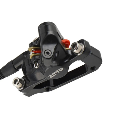 Hydraulic Disc Brake Upgrade Kit For Mountain And Road Bikes Bilateral Oil System with Quick Install Hardware as shown