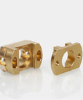 Super Sweet 18mm Z Axis Coupler Fit For CR10 S4 S5 Ender3 Pro V2 And CR10S Models To Upgrade Your T8 Screw Setup Without Any Trouble At All gold metal coupler