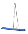 Heavy Duty 48 Inch Blue Commercial Dust Mop And Floor Sweeper With Extendable Handle for Hardwood Tile and Concrete Floors