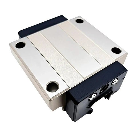 Smooth Glide Linear Guide Block HSR15 HSR15B Set With Precision Linear Bearing GK Block for CNC machines and robotic arms close-up view