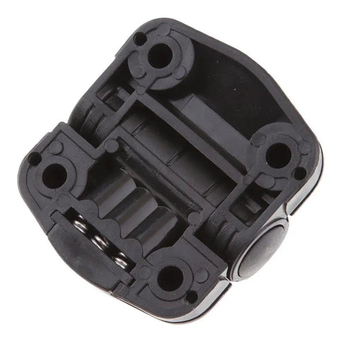 Position Control Butt Hinge For Cabinet Doors Marine Nylon Construction With Stainless Tube Black Finish 150 Degree Opening