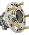 Top Shelf Rear Left And Right Wheel Hub And Bearing Assembly Pair With Abs Sensor Dead On Fit For Kia Soul 2014 To 2019 close-up view of assembly with threads
