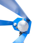 Top view of Heavy Duty All Metal Adhesive Dispenser Gun For 250mL Cartridges, blue frame showcasing the robust construction.