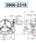 3900-2318 Pro Grade 6-Inch Super Indexing Fixture For Precision Machining, High-Accuracy Indexer Tool For CNC Milling