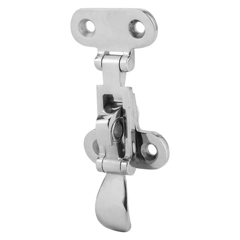 Heavy Duty 316 Stainless Steel Toggle Clamp Latch For Marine Boat And Yacht, Strong Anti Rattle Hasp Door Fastener Perfect For Durable RV Hardware, polished latch