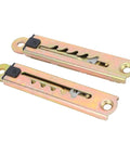 Telescope Hinge Headrest Height Adjuster For Sofas And Beds Iron Furniture Hardware DIY Lifting Hinge pair on white background