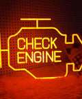 Lit Neon Signs For Wall Decor Large LED Neon Light Sign 'Check Engine' design for Bedroom Party Office