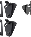 Large Size Privacy Barn Door Latch Lock For Sliding Doors Pocket Doors Garage And Shed Black Two Pack Made From Solid Steel