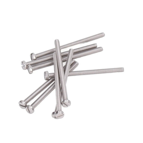 Heavy Duty M3 Cheese Head Slotted Screws Crafted From Premium A2 70 Stainless Steel Fasteners 20mm for household thread repair.
