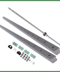 Two Pack 1000Mm Linear Guide Rails With SFU1605 1000Mm Ball Screw Kit For CNC Routers Comes With BF12 BK12 End Supports