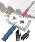 Heavy Duty Portable Wire Pulling Tool With Cord Adapter For Electricians, Compact E-Hand Cable Feeder Lead Device for tight space jobs.