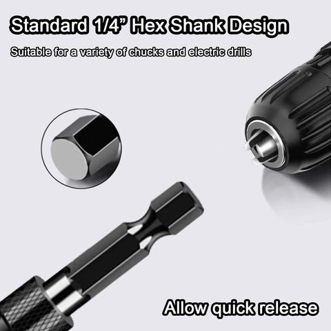 Pro Grade Deburring External Chamfer Tool With Tungsten Carbide Blades For Copper Steel Aluminum Quick Release One Quarter Inch Hex Shank Deburring Drill Bit Bolt Thread Repair Tool Three Cutting Edges with 1/4 inch hex shank