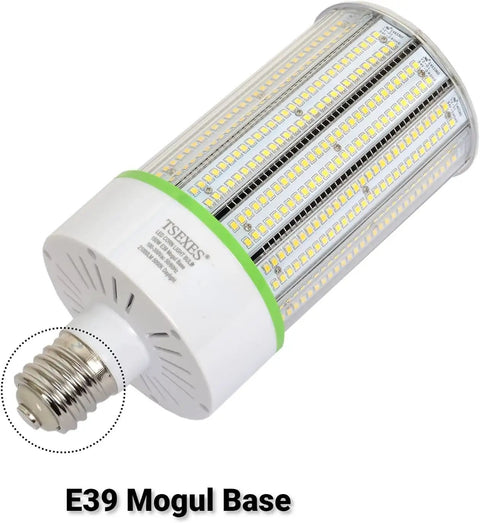 150W LED Corn Light Bulb With E39 Mogul Base, 21,000 Lumen, 5000K Daylight White, Energy Efficient Replacement For Metal Halide HID CFL High Bay Lights, Beefed Up Brightness For Garage, Warehouse, Shop And Outdoor Applications