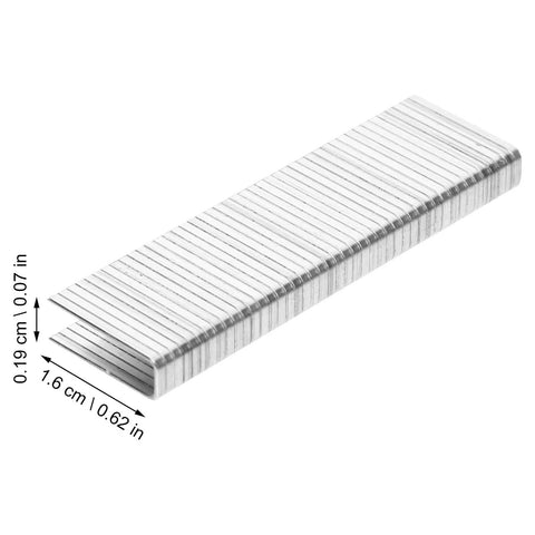 Heavy Duty Stainless Steel Shutter Louver Staple Repair Kit With Forty Window Shutter Nail Replacement Pieces For No Sweat Install and Rock Solid Toughness On All Exterior Shutters, close-up of staple strip.