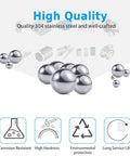 High quality 200 Pieces Precision 5mm Stainless Steel Bearing Balls G25 304 Stainless Non Magnetic For High Performance Machines And DIY Projects with icons and text
