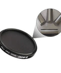 2-inch dark frame imaging filter for astrophotography showing detailed lens and metal components to block sensor light and reduce noise.