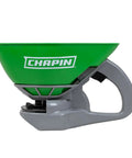 Handheld Lawn And Garden Spreader With Thumb Control Gate, 0.3 Gal Poly Hopper, Lightweight Portable Seed Fertilizer Spreader For Small Spaces, 15-Setting Gate And Easy Crank, side view