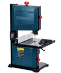 8 Inch Band Saw With 0 To 45 Degree Tilting, 3A Pure Copper Motor Delivers Smooth Precise Cuts At 1800 RPM, visible on benchtop.